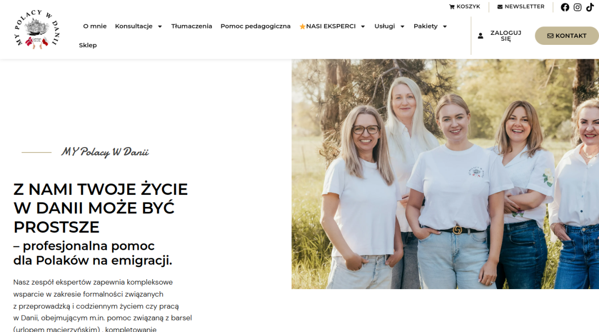 Screenshot mypolacywdanii.dk